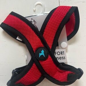 Red and Black Dog Harness